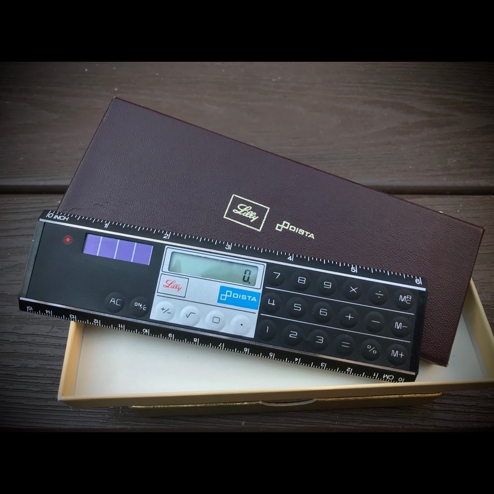 RARE Vintage EKG solar ruler calculator!